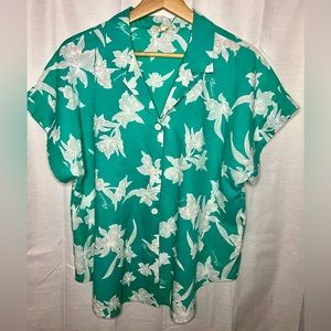 Vintage Helena’s Hawaiian Shirt Size L